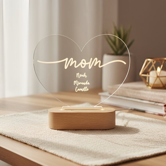 Custom Night Light for Mom | Mother’s Day Gift for Nana, Mimi & Grandma - Picture 8 of 8